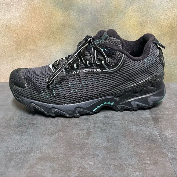 La Sportiva Wildcat 2.0 GTX Women's Running Shoes Charcoal/Aqua Size 7.5+ - Picture 13 of 16